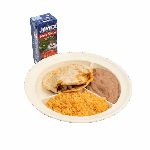 KIDS CHEESE GORDITA PLATE